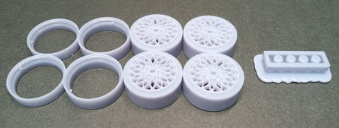 ケイスタイル KS-PA21 1/24 KS-CU4 専用 15 インチG-STRホイール