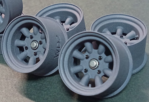 ケイスタイル KS-PA34 1/24 ハセガワ製KP61オーバーフェンダー用RS8-TYPEホイール