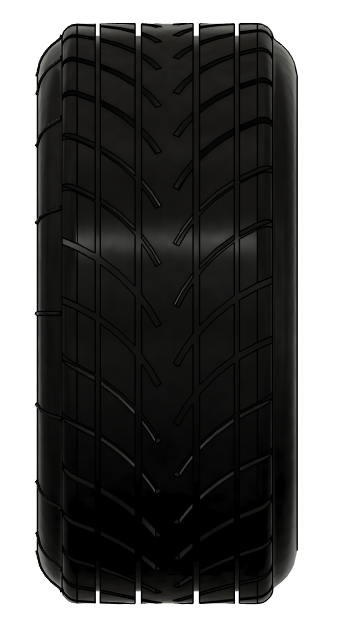 ケイスタイル KS-PA53 1/24 KS-CU12 専用 15 インチ45 タイヤ(0°/2°）