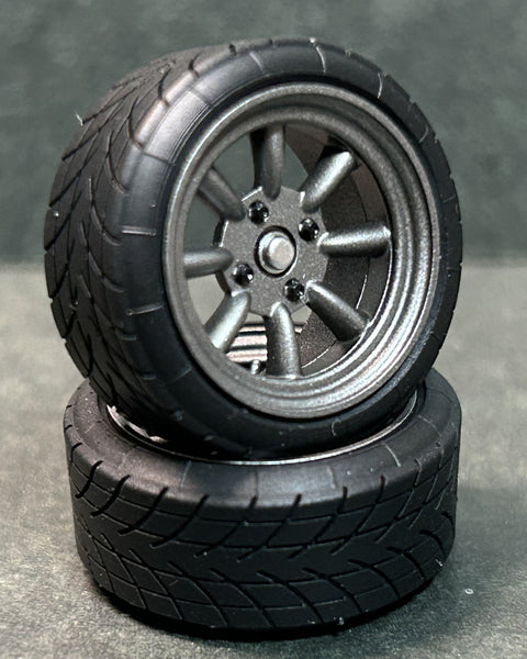 ケイスタイル KS-PA53 1/24 KS-CU12 専用 15 インチ45 タイヤ(0°/2°）