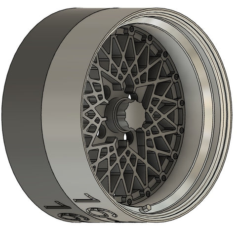 ケイスタイル KS-S22 1/24 R/N版 16インチ4H FメッシュTYPEホイール 4本セット