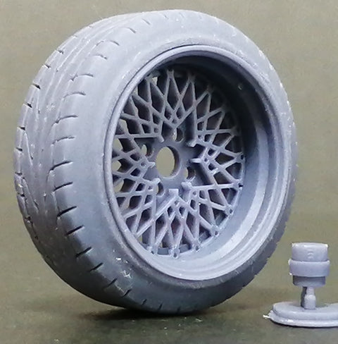 ケイスタイル KS-S22 1/24 R/N版 16インチ4H FメッシュTYPEホイール 4本セット