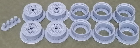 ケイスタイル KS-S23 1/24 R/N版 15インチ4H FメッシュTYPEホイール 4本セット