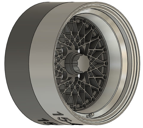 ケイスタイル KS-S23 1/24 R/N版 15インチ4H FメッシュTYPEホイール 4本セット