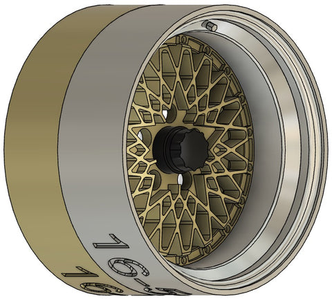 ケイスタイル KS-S39 1/24 16インチ5H-FメッシュTYPEホイール