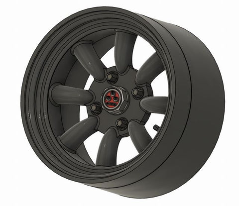 ケイスタイル KS-S57 1/24 KS-SP38専用15インチ8本スポークホイール