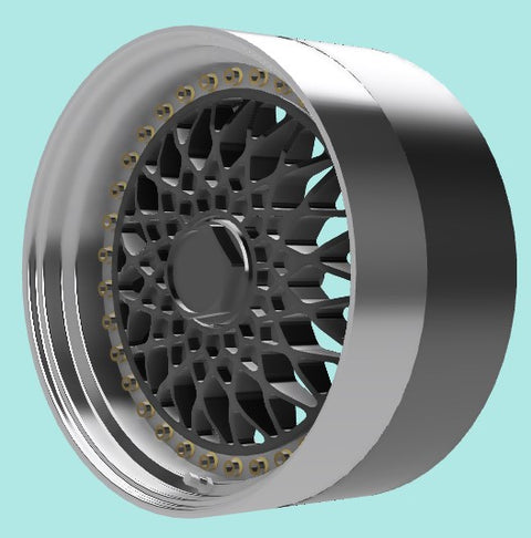 ケイスタイル KS-SP27 1/24 T社トヨタMZ20ソアラ用ローダウンパーツ BBS-RS版