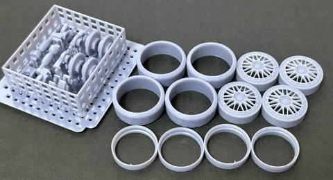 ケイスタイル KS-SP28 1/24 T社トヨタMZ20ソアラ用ローダウンパーツ BBS-LM版