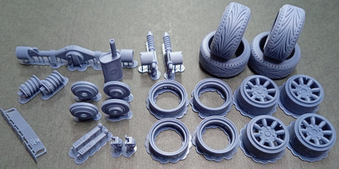 ケイスタイル KS-SP37 1/24 ハセガワ製TA22トヨタCELICA用ローダウンパーツ