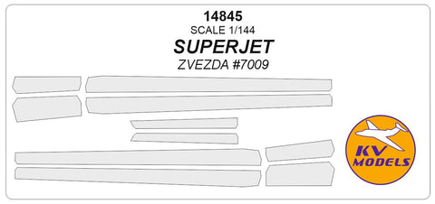 KVモデル 14845 1/144 スーパージェット-100 (ズベズダ #7009)