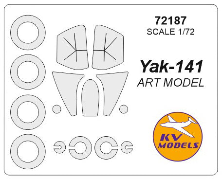 KVモデル 72187 1/72 Yak-141 (Art Model #7205) + ホイール キャノピーマスキングシート – ホビー ...