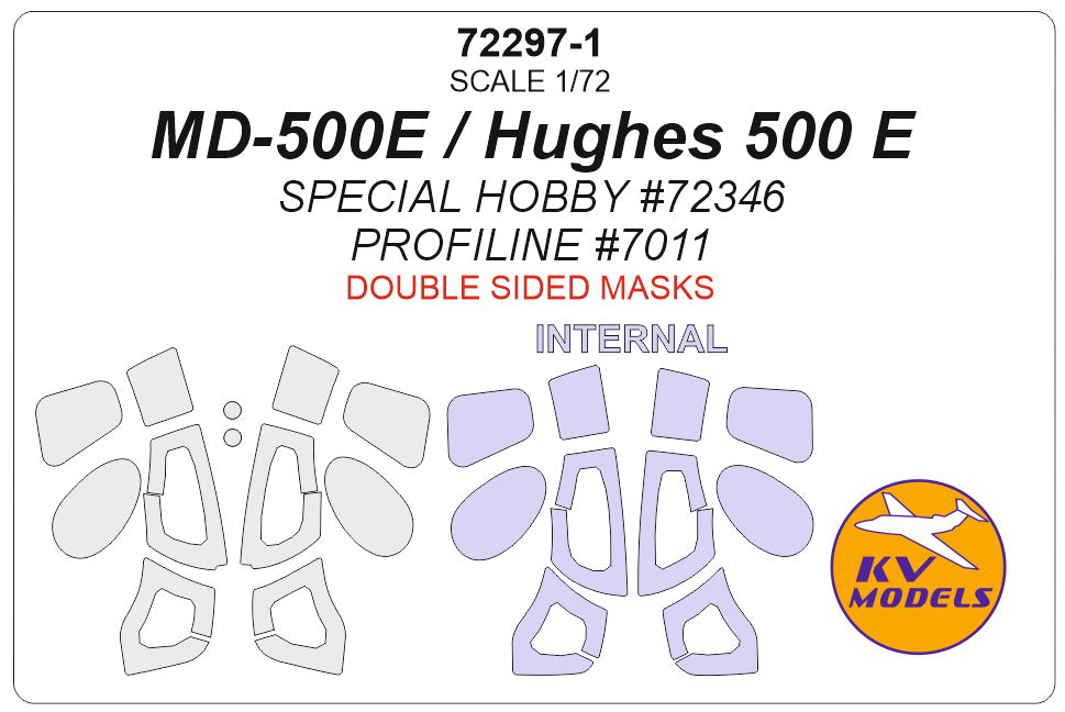 KVモデル 72297-1 1/72 MD-500E / ヒューズ 500 E (スペシャルホビー