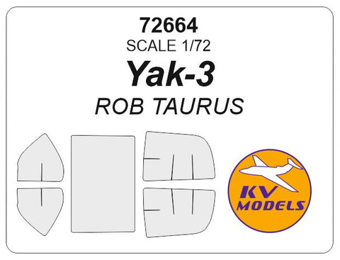 KVモデル 72664 1/72 Yak-3 (ROB TAURUS 72074)