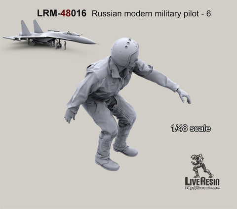 ライブレジン LRM48016 1/48 現用 ロシア軍パイロット 6
