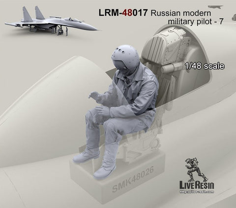 ライブレジン LRM48017 1/48 現用 ロシア軍パイロット 7