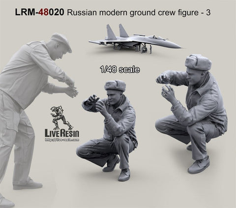 ライブレジン LRM48020 1/48 現用 ロシア軍グランドクルー 3
