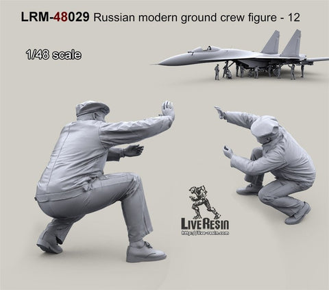 ライブレジン LRM48029 1/48 現用 ロシア軍グランドクルー12