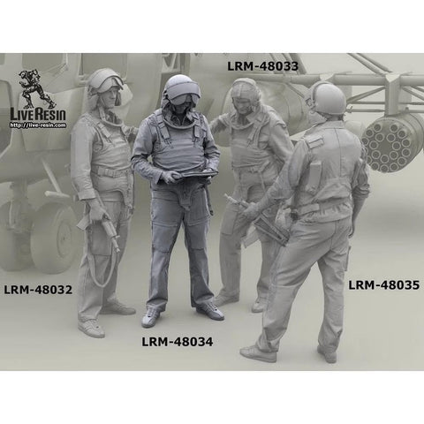 ライブレジン LRM48034 1/48 現用 ロシア ヘリコプターパイロット アフガン戦争 3