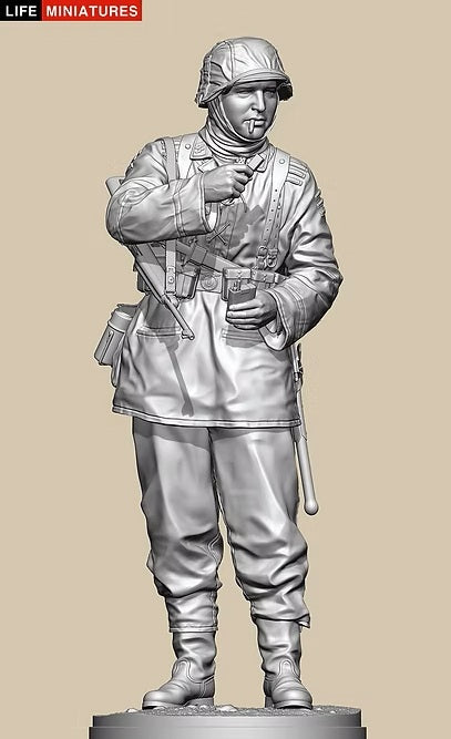 ライフミニチュア LM-16011 1/16 WWII ドイツ ポトー迎撃戦 ハンセン戦闘団のM1カービンを持つ小銃手 バルジの戦い1944