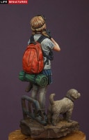 ライフミニチュア LM-FUS004 1/20 深呼吸 パンデミック後の子供(90mm)