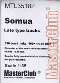 マスタークラブ MTL-35182 1/35 ソミュア 後期型用履帯