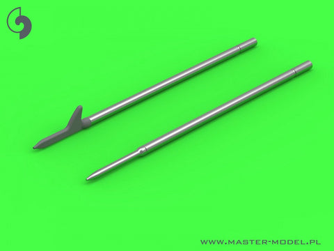 マスター AM-32-126 1/32 F4F-3 ワイルドキャット 後期型 丸穴付き .50 ブローニング砲身とピトー管 (2種)