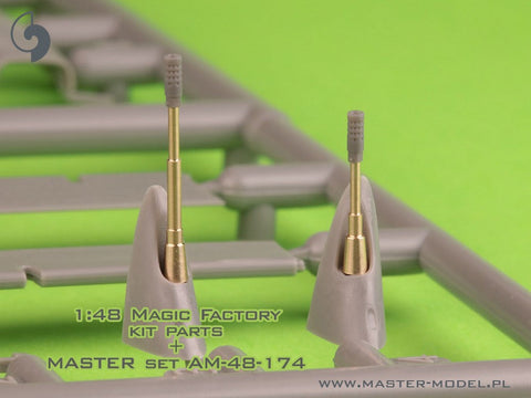マスター AM-48-174 1/48 A-4 スカイホーク - コルト Mk12 20mm オートキャノン バレル