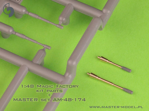 マスター AM-48-174 1/48 A-4 スカイホーク - コルト Mk12 20mm オートキャノン バレル