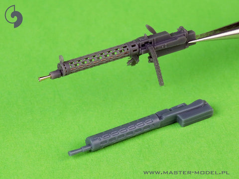 マスター AM-48-184 1/48 WWI ドイツ シュパンダウ LMG 08/15 機関銃 (2丁) - ロングチャージングハンドル付き
