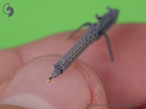 マスター AM-48-184 1/48 WWI ドイツ シュパンダウ LMG 08/15 機関銃 (2丁) - ロングチャージングハンドル付き