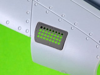 マスター AM-48-189 1/48 P-51 マスタング - キャブレター エアフィルター カバー - スタンダードホールドタイプ (エアフィックス用)