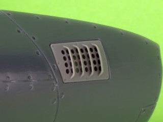 マスター AM-48-193 1/48 P-51 マスタング - キャブレター エアフィルター カバー - RAF ルーバータイプ - バージョンA (モンモデル用)