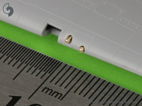 マスター AM-72-158 1/72 ホーカー ハリケーン Mk.IIb ブローニング .303 口径バレルチップ・ビードサイトマウント