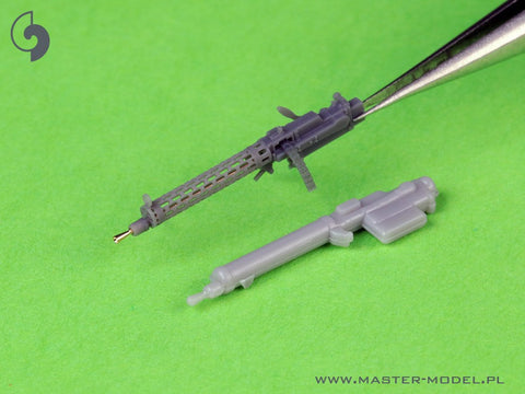 マスター AM-72-170 1/72 WWI ドイツ シュパンダウ LMG 08/15 機関銃 (2丁) - ロングチャージングハンドル付き