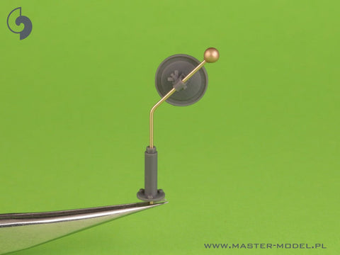 マスター GM-16-005 1/16 ドイツ車両の車幅表示器 (2ピース, ショート - Sd.Kfz. 250, 251用)