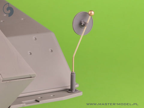 マスター GM-16-006 1/16 ドイツ車両の車幅表示器 (4ピース, ロング - Sd.Kfz. 234用)