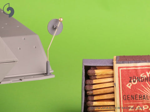 マスター GM-16-006 1/16 ドイツ車両の車幅表示器 (4ピース, ロング - Sd.Kfz. 234用)