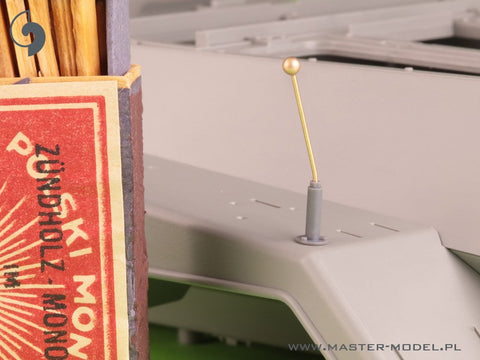 マスター GM-16-006 1/16 ドイツ車両の車幅表示器 (4ピース, ロング - Sd.Kfz. 234用)