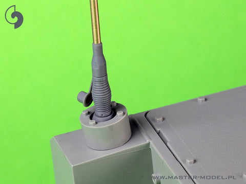 マスター GM-16-007 1/16 レオパルト 2 A7V 他 Comrod VHF3088VMアンテナ (2個) - ストレートバージョン