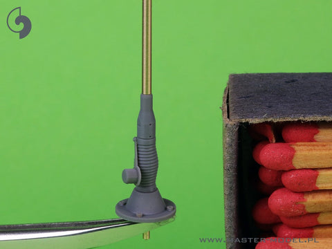 マスター GM-16-007 1/16 レオパルト 2 A7V 他 Comrod VHF3088VMアンテナ (2個) - ストレートバージョン