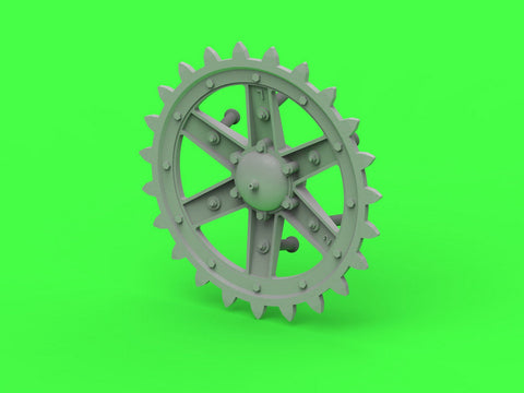 マスター GM-35-037 1/35 ポーランド 軽戦車7TP - 駆動輪 & エンジングリル (IBG用)