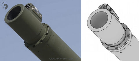 マスター GM-35-060 1/35 K2 ブラックパンサー - ヒュンダイ WIA CN08 120mm 55口径砲身 (アカデミー用)