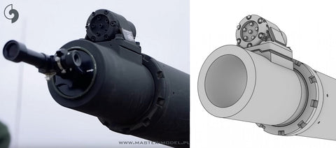 マスター GM-35-060 1/35 K2 ブラックパンサー - ヒュンダイ WIA CN08 120mm 55口径砲身 (アカデミー用)