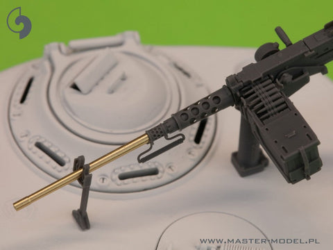 マスター GM-35-063 1/35 ブローニング M2HB .50 口径 (12.7mm)  戦車マウント用機関銃 - WWII型 (初期のトレイを備えた初期の M23 クレードル)