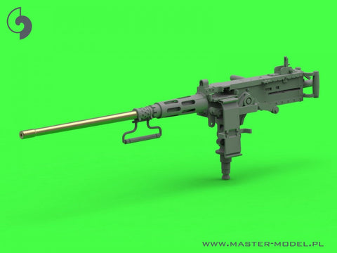 マスター GM-35-069 1/35 ブローニング M2HB .50 cal (12,7mm) - タンクマウント - WWII 初期バージョン (D69820 クレイドル スモール50 弾薬缶 D68375)