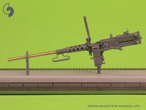 マスター GM-35-069 1/35 ブローニング M2HB .50 cal (12,7mm) - タンクマウント - WWII 初期バージョン (D69820 クレイドル スモール50 弾薬缶 D68375)