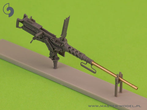 マスター GM-35-069 1/35 ブローニング M2HB .50 cal (12,7mm) - タンクマウント - WWII 初期バージョン (D69820 クレイドル スモール50 弾薬缶 D68375)