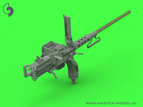 マスター GM-35-070 1/35 ブローニング M2HB .50 cal (12,7mm) - M10 駆逐戦車 (D70627 cradle with スモール50 弾薬缶 D68375)
