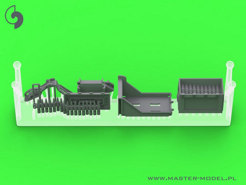 マスター GM-35-073 1/35 ブローニング M2HB .50 cal (12,7mm) - M49 リングマウント用 (D40721 キャリッジ/D40733 クレイドル/D40731 修理済み弾薬缶 or D90078 トレイ)