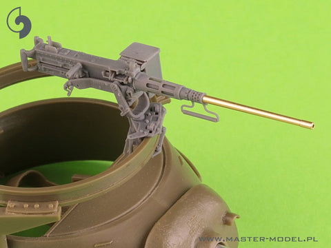 マスター GM-35-073 1/35 ブローニング M2HB .50 cal (12,7mm) - M49 リングマウント用 (D40721 キャリッジ/D40733 クレイドル/D40731 修理済み弾薬缶 or D90078 トレイ)